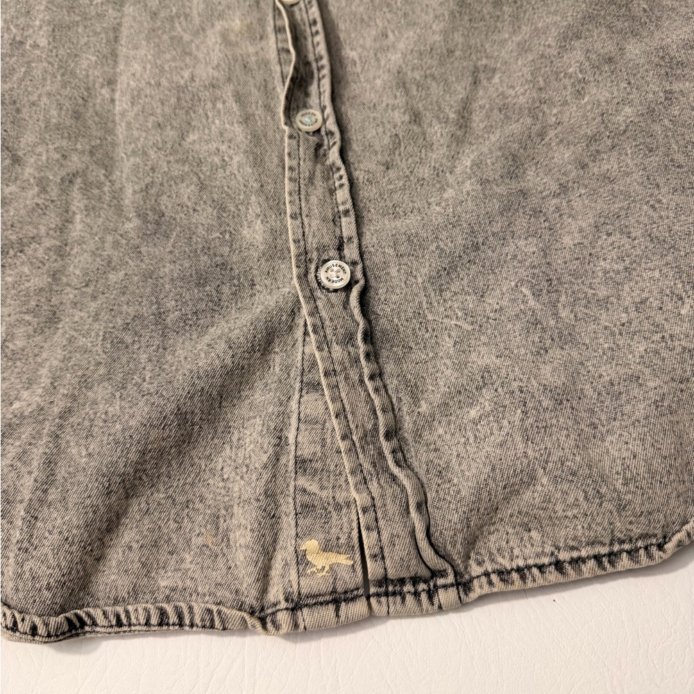 Modern Amusement‎ Gray Casual Button Down Shirt - Picture 8 of 10